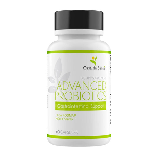 Low FODMAP Advanced Probiotics for IBS & SIBO| Gut Friendly, Vegan, non-GMO| Gluten/Dairy/Soy Free - casa de sante