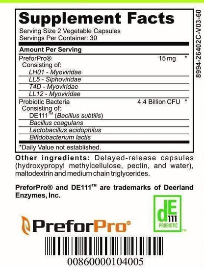 Low FODMAP Certified Advanced Probiotic & Prebiotic| Synbiotic, Vegan, non-GMO, Gluten/Dairy/Soy Free - casa de sante