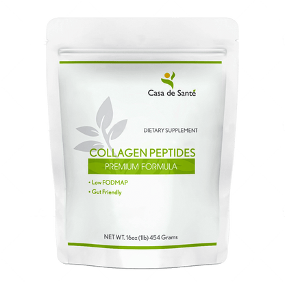 Low FODMAP Certified Elemental Collagen Peptides for IBS & SIBO| Keto Paleo Gut Friendly, Gluten Lactose Soy Sugar & Grain Free| No Carb, All Natural Non GMO - casa de sante