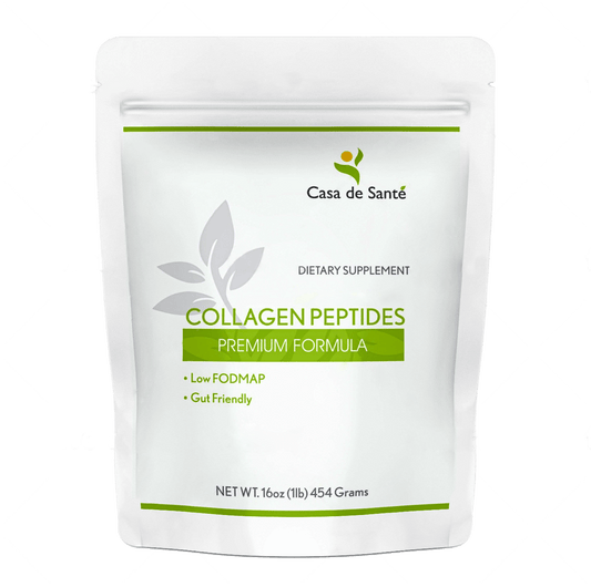 Low FODMAP Certified Elemental Collagen Peptides for IBS & SIBO| Keto Paleo Gut Friendly, Gluten Lactose Soy Sugar & Grain Free| No Carb, All Natural Non GMO - casa de sante