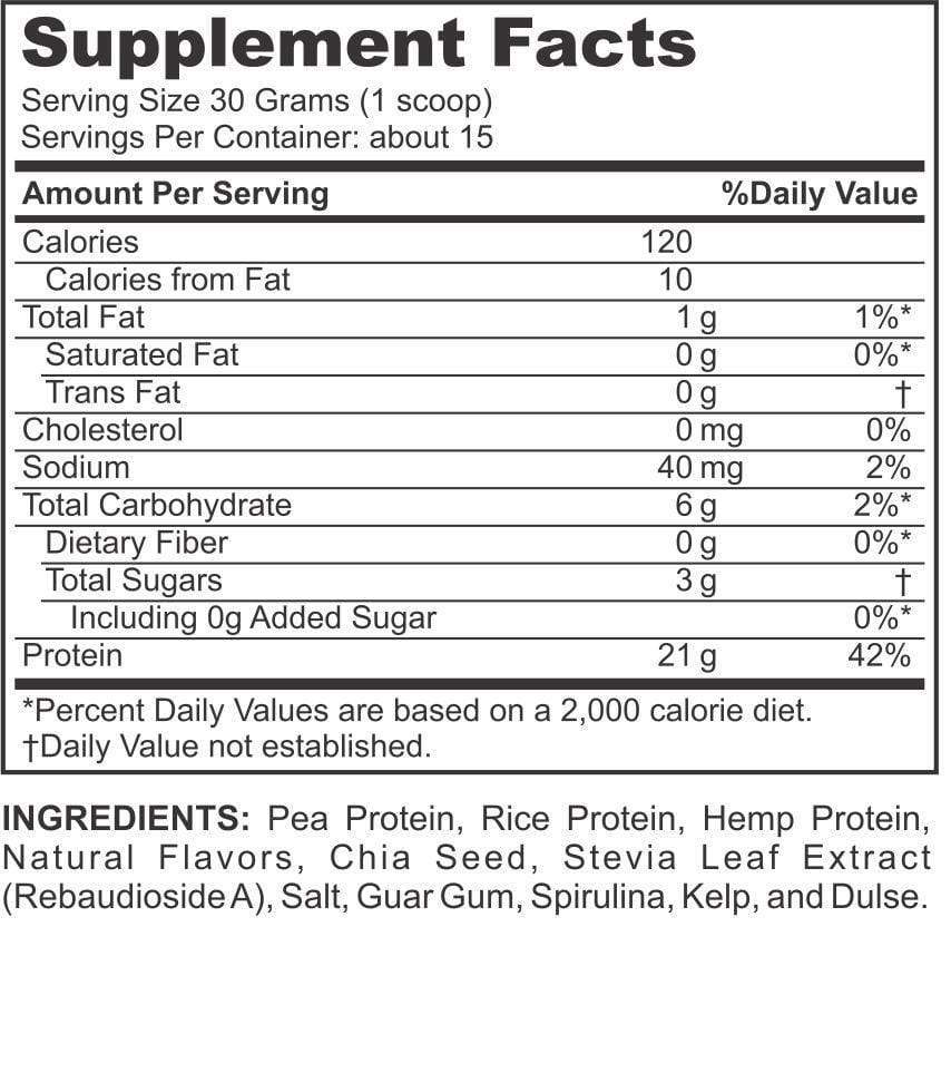 Ultra-Pure Vegan Muscle Defense Protein (MD PhD Formulated) - Vanilla