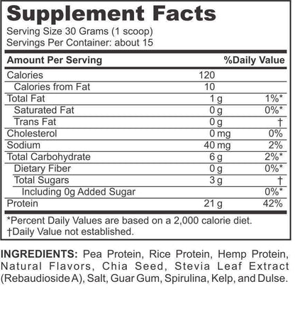 Low FODMAP Certified Elemental Vegan Protein Powder Gut Friendly, Gluten, Dairy, Soy, Grain & Sugar Free Keto Paleo Low Carb No Seed Oil + Superfoods - casa de sante