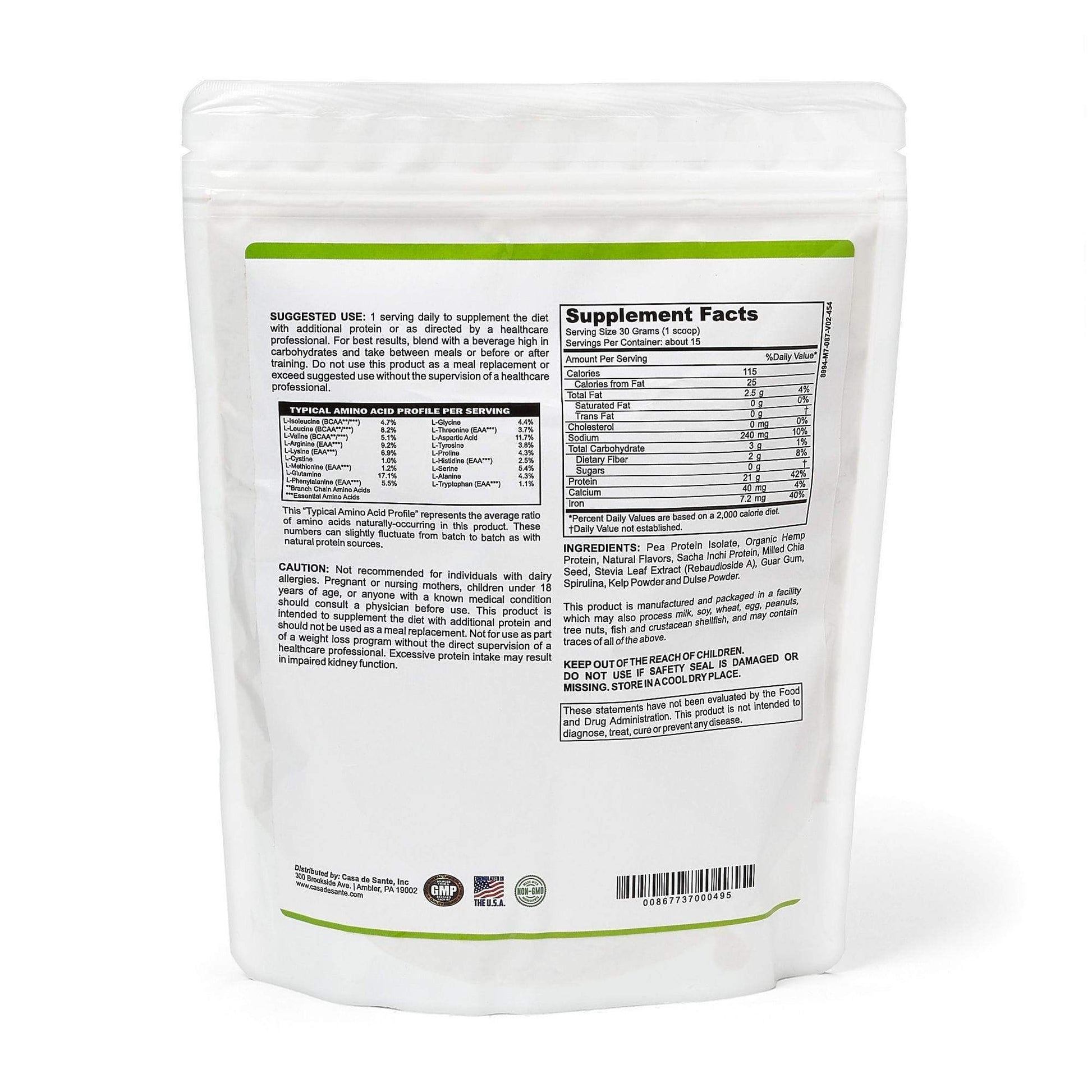 Ultra-Pure Vegan Muscle Defense Protein (MD PhD Formulated) - Vanilla