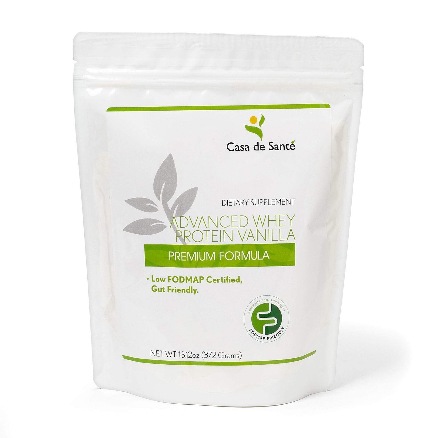 Low FODMAP Elemental Whey WPI Protein Powder + Digestive Enzymes| NO Gluten Lactose Soy Sugar or Grain, Low Carb Keto Paleo| All Natural Vanilla - casa de sante