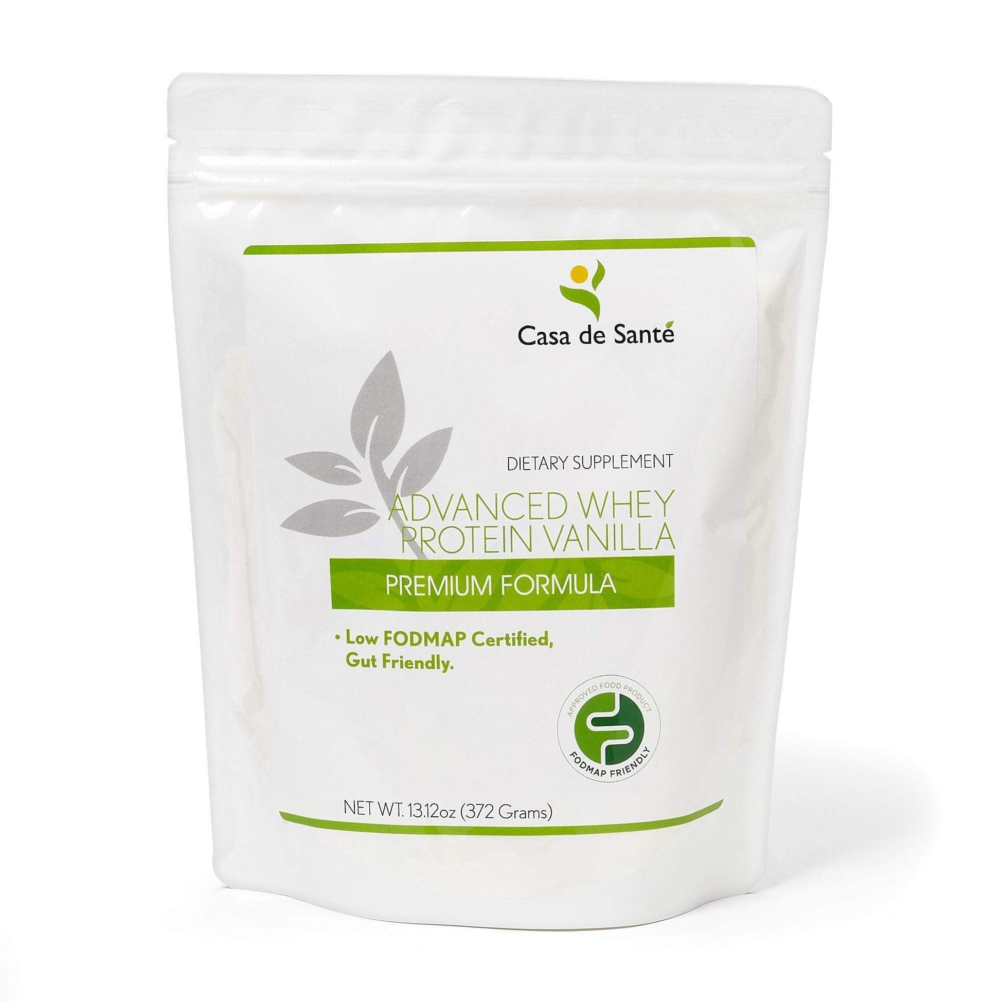 Low FODMAP Elemental Whey WPI Protein Powder + Digestive Enzymes| NO Gluten Lactose Soy Sugar or Grain, Low Carb Keto Paleo| All Natural Vanilla - casa de sante