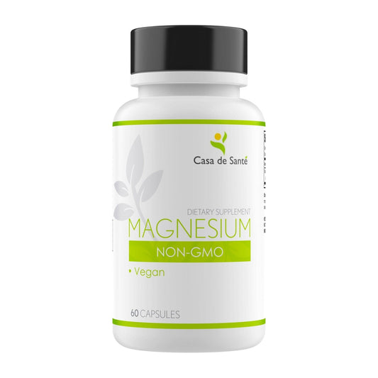 Magnesium, non GMO, Vegan - casa de sante