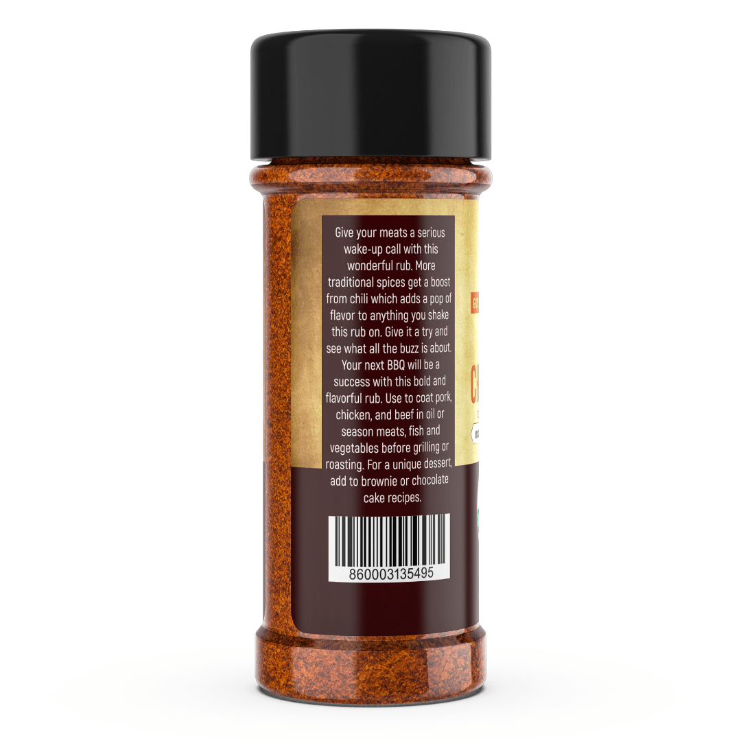 Organic Low FODMAP Spice Mix (Chili BBQ Rub) - No Onion No Garlic, Gluten Free, No Sodium, No Carb, Keto, Paleo, Kosher - casa de sante