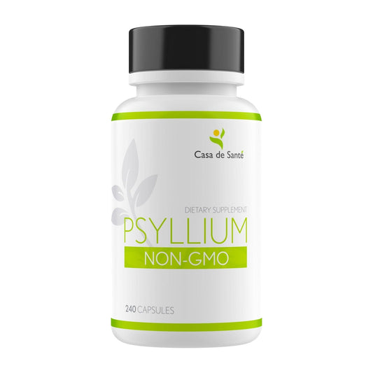 Psyllium, Non GMO, Low FODMAP, Low Histamine Fiber - casa de sante