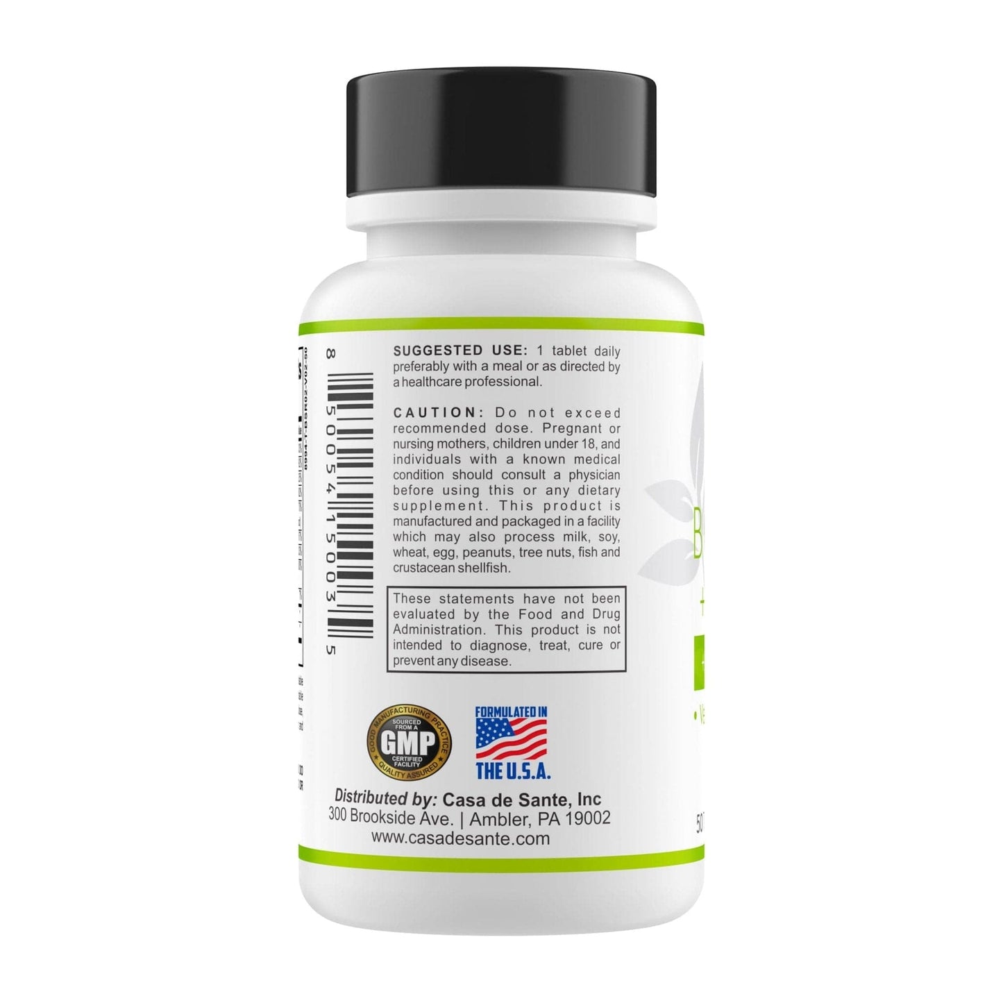 Vitamin B-100 Complex + Inositol + Choline & PABA, Vegan - casa de sante