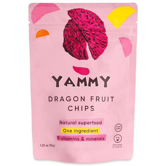 Yammy Dried Dragon Fruit Chips - casa de sante