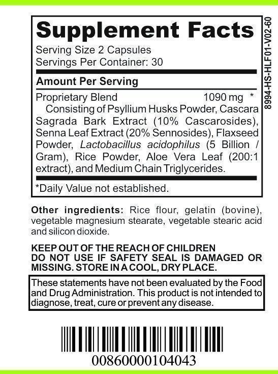 Low FODMAP Colon Cleanse & Probiotic - Low FODMAP Certified, Gut Friendly, Herbal, Vegan, non-GMO, Gluten/Dairy/Soy Free-casa de sante
