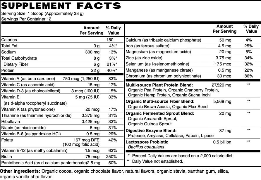 Low FODMAP Meal Organic Vegan Chocolate Keto, Paleo, IBS Safe Probiotics & Digestive Enzymes NO Gluten, Dairy, Soy, Grain & Sugar, All Natural Non GMO - casa de sante