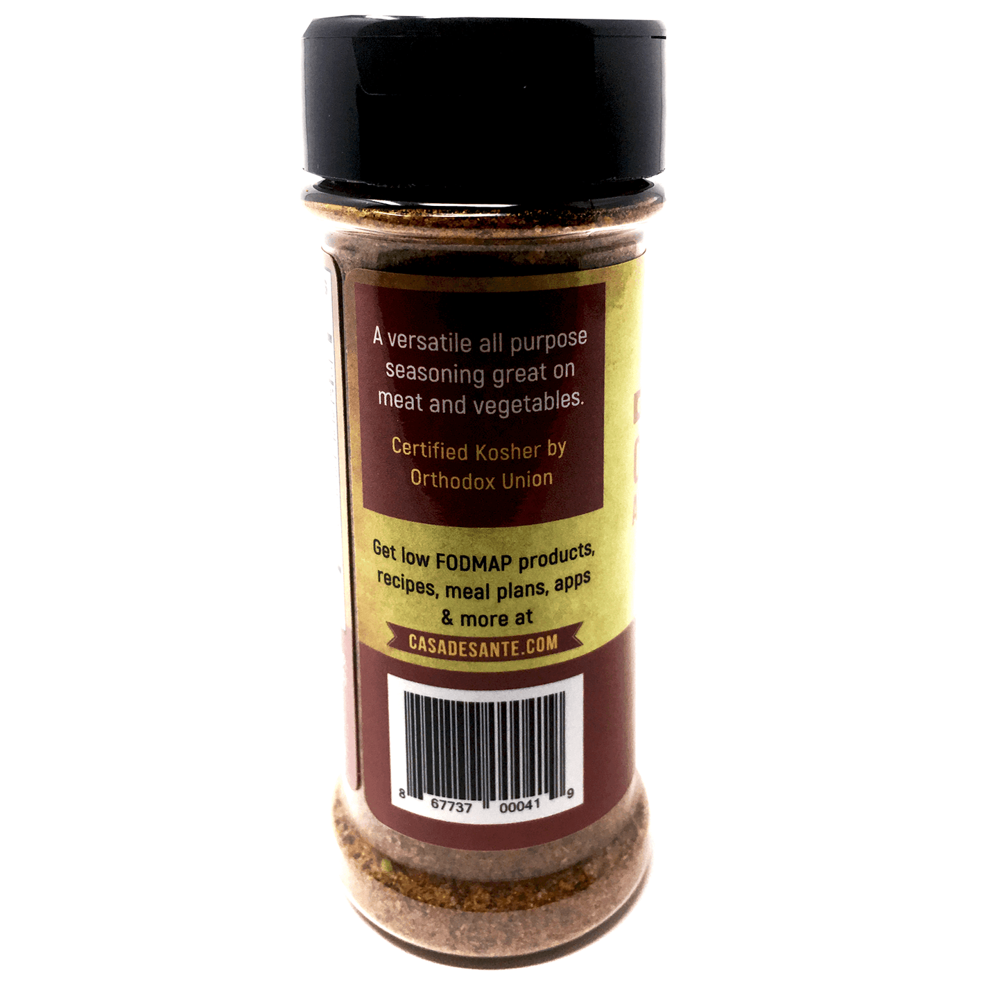 Organic Low FODMAP Spice Mix (Adobo Seasoning) - No Onion No Garlic, Gluten Free, Low Sodium, No Carb, Keto, Paleo, Kosher-no onion no garlic low fodmap spice-casa de sante